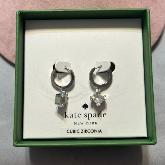 kate spade Jewelry - Kate Spade CZ Drop Earrings